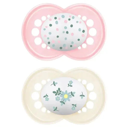 Mam Original Soother 6 months+ - 2 Pack Girl