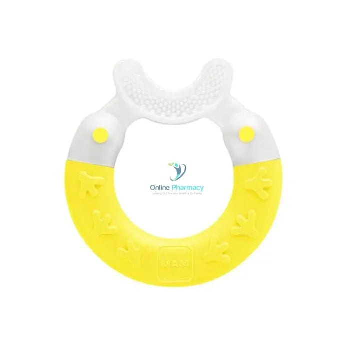 Mam Bite And Brush Teether - 1 Pack Yellow