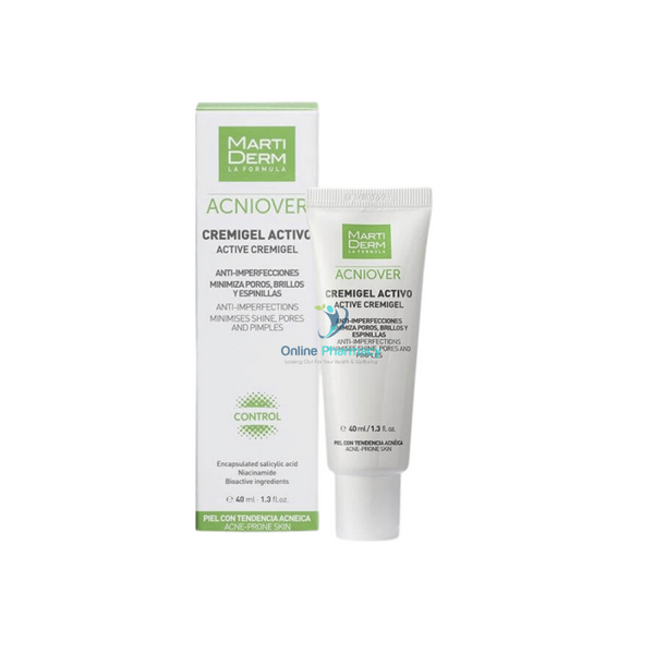 Martiderm Acniover Cremigel Active 40Ml Skin Care