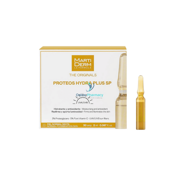 Martiderm Proteos Hydra Plus Sp 30 Ampoules Skin Care