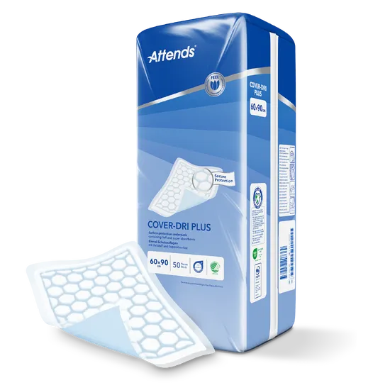 Attends Cover-Dri Pad Plus 60x90cm - 50 Pack