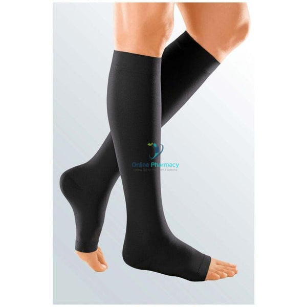 Medi Duomed Regular Class 2 Knee Length Open Toe Compression Stockings - OnlinePharmacy