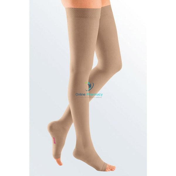 Medi Mediven Plus Class 3 Thigh Length Compression Stockings With Silicone Topband - 1 Pair - OnlinePharmacy