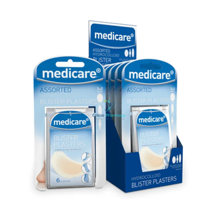 Medicare Assorted Blister Plasters - 6 Pack