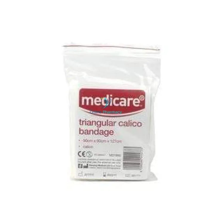 Medicare Calico Triangular Bandage 90 x 90 x 127