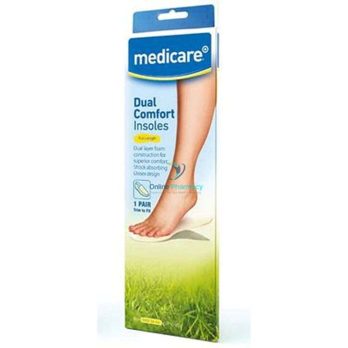 Medicare Dual Comfort Insoles - 1 Pair - OnlinePharmacy