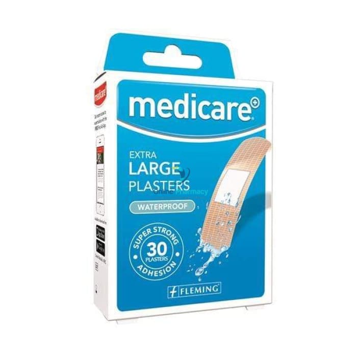 Medicare Extra Large Waterproof Plasters 30'S - OnlinePharmacy
