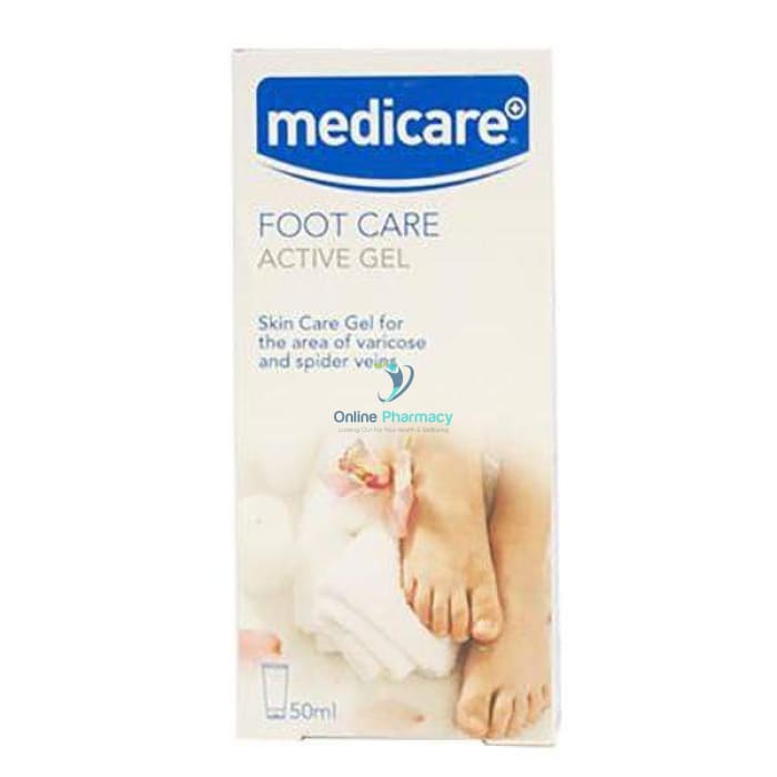 Medicare Foot Care Active Gel 50ml - OnlinePharmacy
