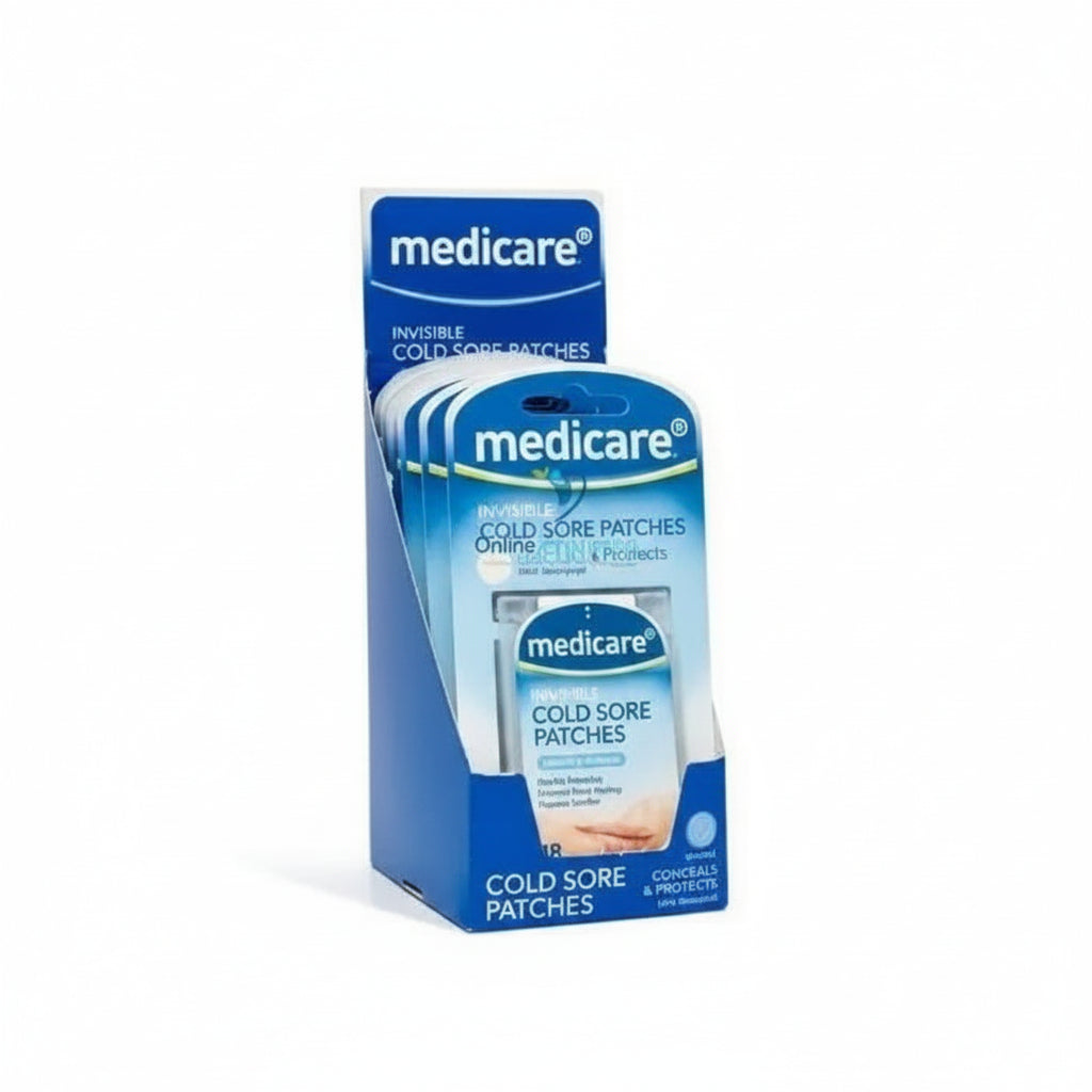 Medicare Invisible Cold Sore Patches - 18 Pack