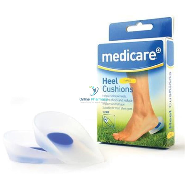 Medicare Male Heel Cushions 2'S - OnlinePharmacy