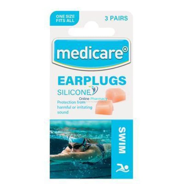 Medicare Silicone Ear Plugs (3 Pairs) - OnlinePharmacy