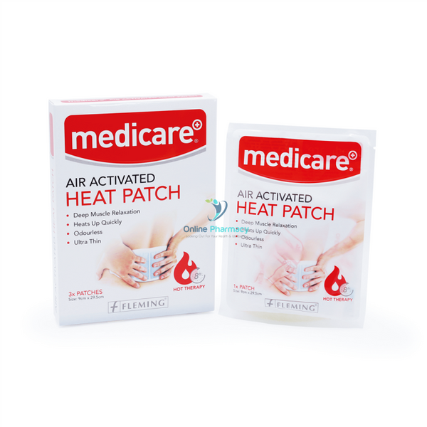Medicare Therapeutic Heat Patches 3’S Cold Therapy &