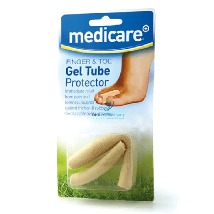 Medicare Tubular Toe & Finger Cushions Gel Protector 2'S