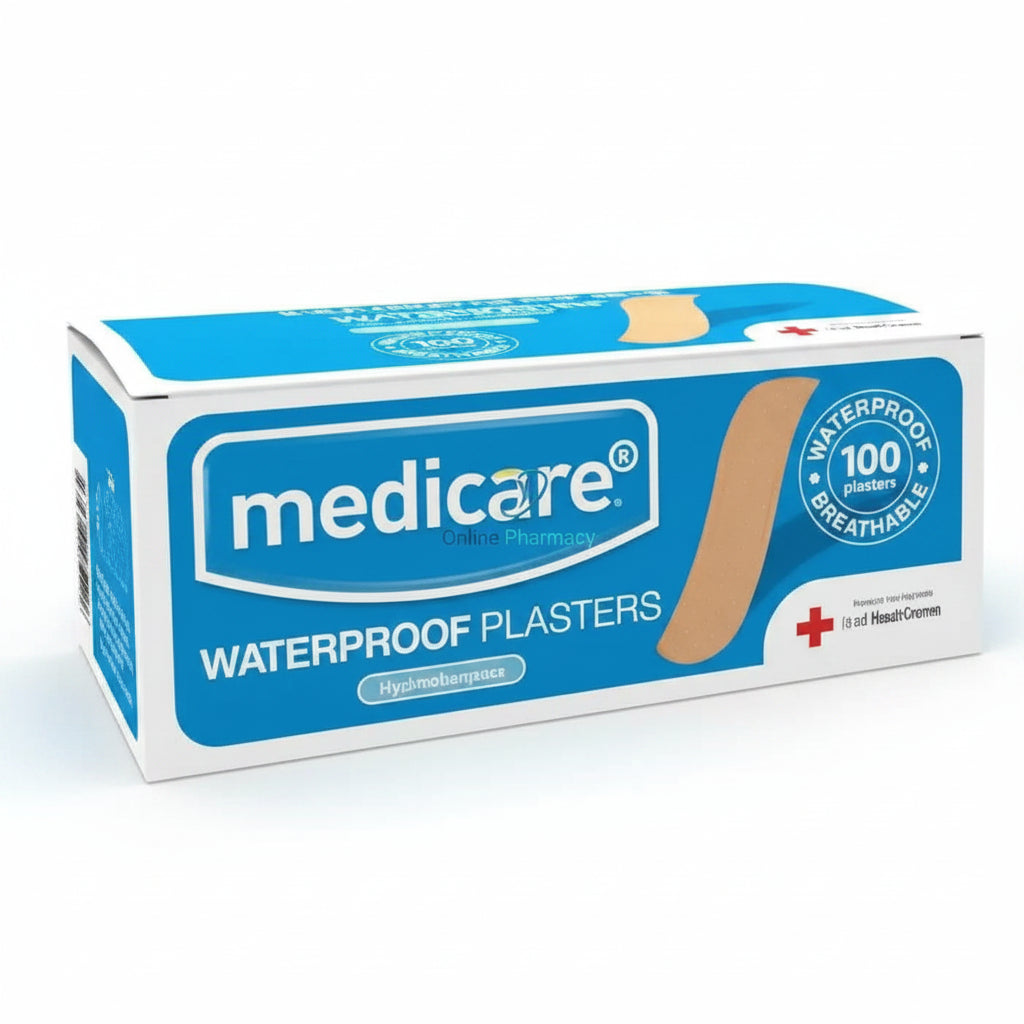 Medicare Waterproof Plasters 19X72Mm 100'S - OnlinePharmacy
