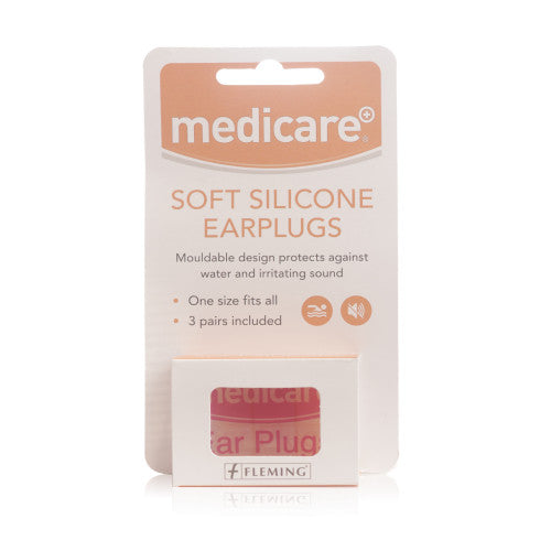 Medicare Silicone Ear Plugs (3 Pairs)