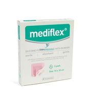 Mediflex Bordered Silicone Foam - 5 Pack (Various Sizes) - OnlinePharmacy