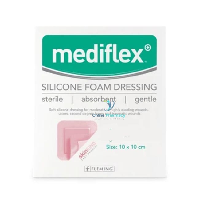 Mediflex Silicone Foam Dressing - 5 Pack (Various Sizes) - OnlinePharmacy