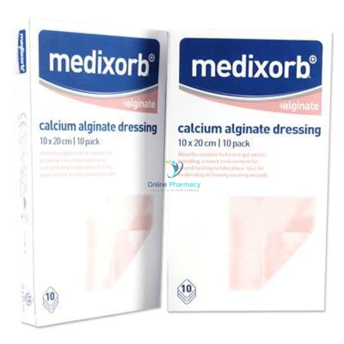 Medixorb Calcium Alginates 10cm x 20cm - OnlinePharmacy