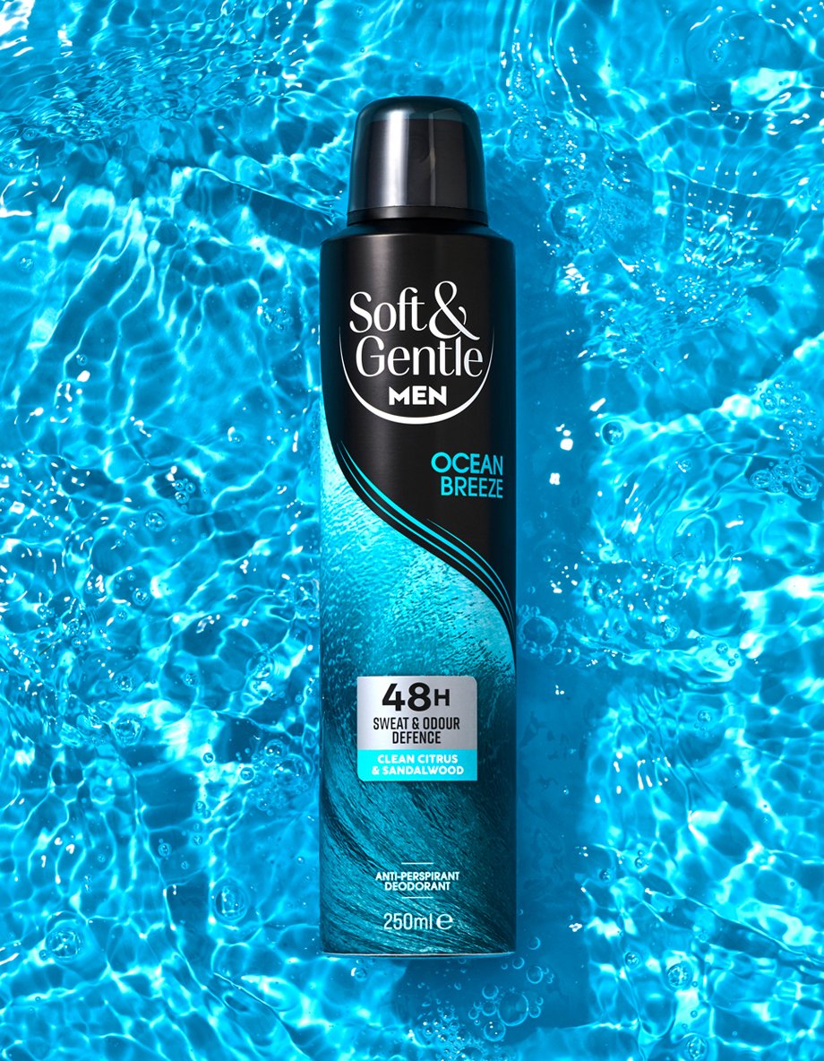 Soft & Gentle Men Ocean Breeze Anti Perspirant Deodorant - 250ml