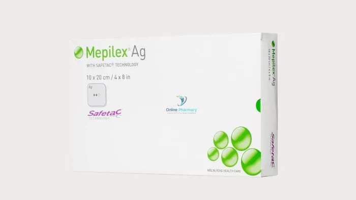 Mepilex Ag Dressings With Silver - 5 Pack - OnlinePharmacy