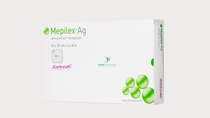 Mepilex Ag Dressings With Silver - 5 Pack - OnlinePharmacy