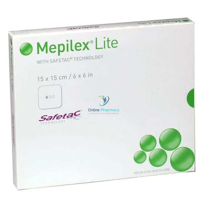 Mepilex Lite Dressing 15cm x 15cm - 5 Pack