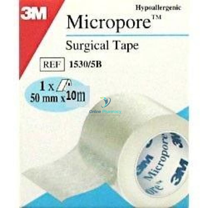 Micropore Hypoallergenic Surgical Tape - 50mm X 10m (6 pack) - OnlinePharmacy
