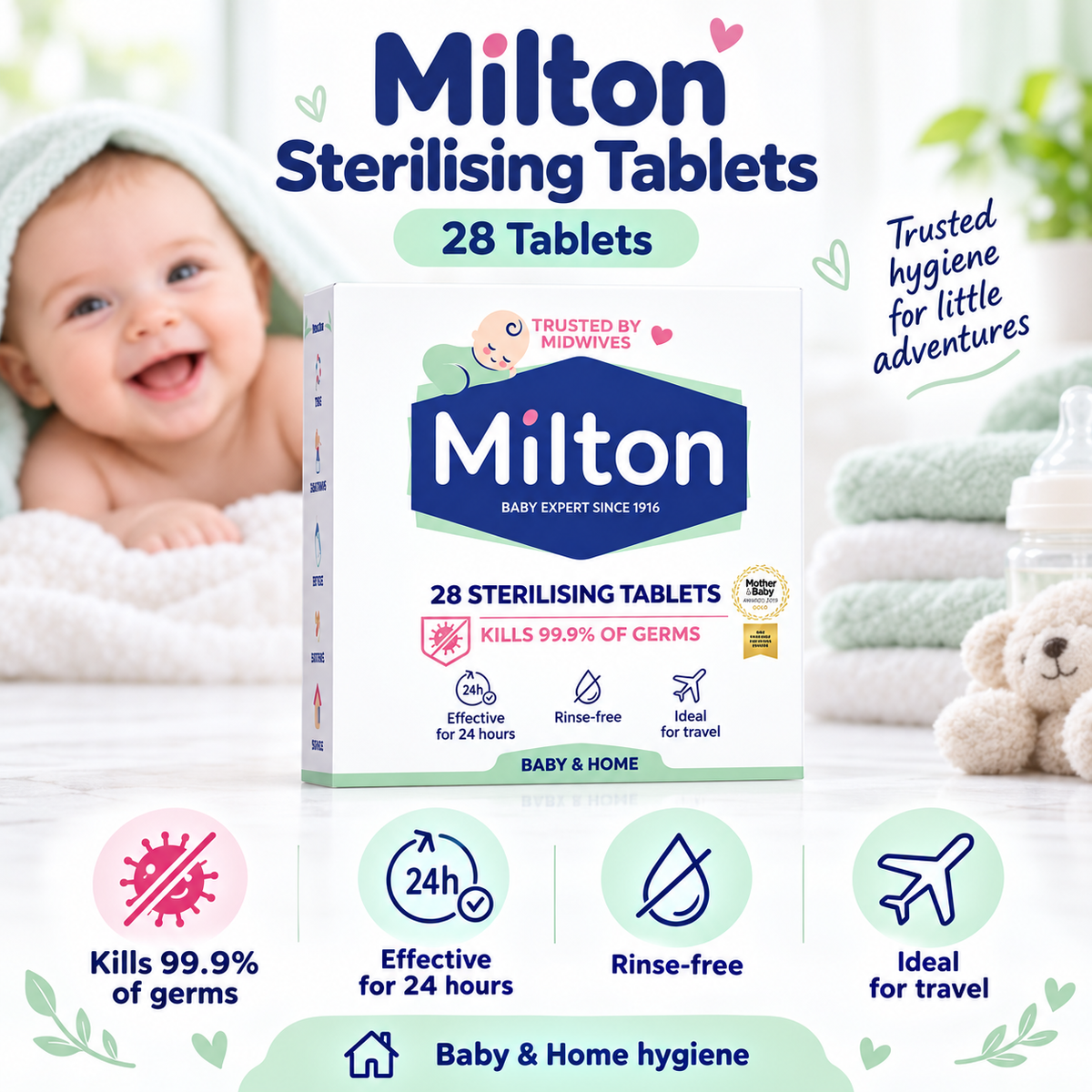 Milton Sterilising Tablets - 28 Tablets