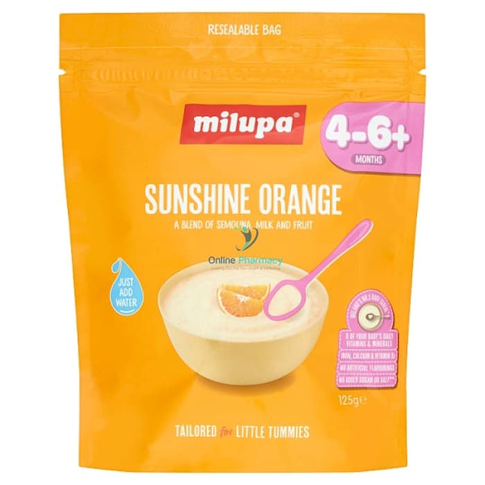 Milupa Sunshine Orange Cereal - 5 x 125g - OnlinePharmacy