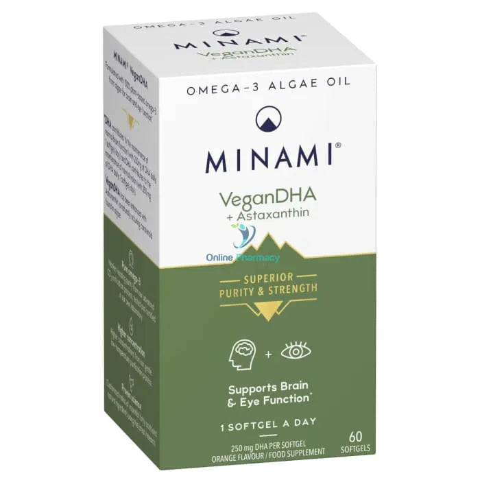 Minami MorEPA Vegan DHA Caps 250mg - 60 Pack