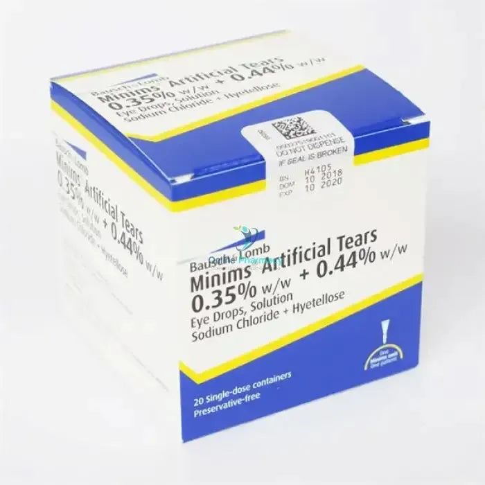 Minims Artificial Tears - 20 Pack Dry Eye