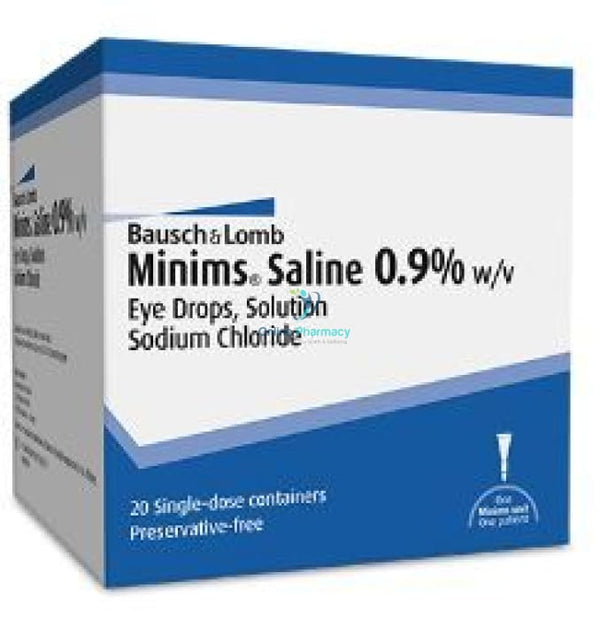 Minims Sodium Chloride 0.9% Saline - 20 Pack Dry Eye