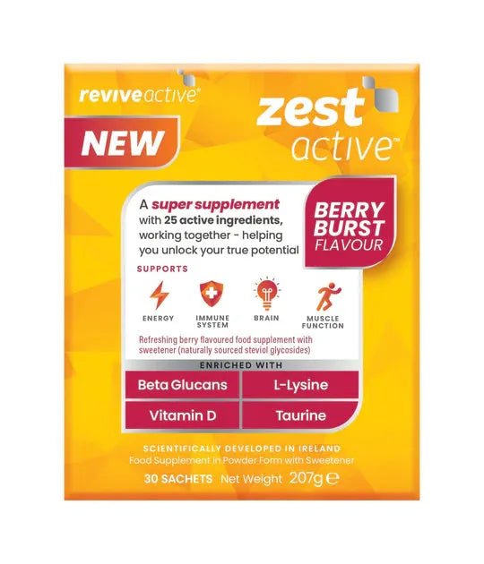 Revive Active Zest Berry Burst Active Food Supplement - 30 Sachets