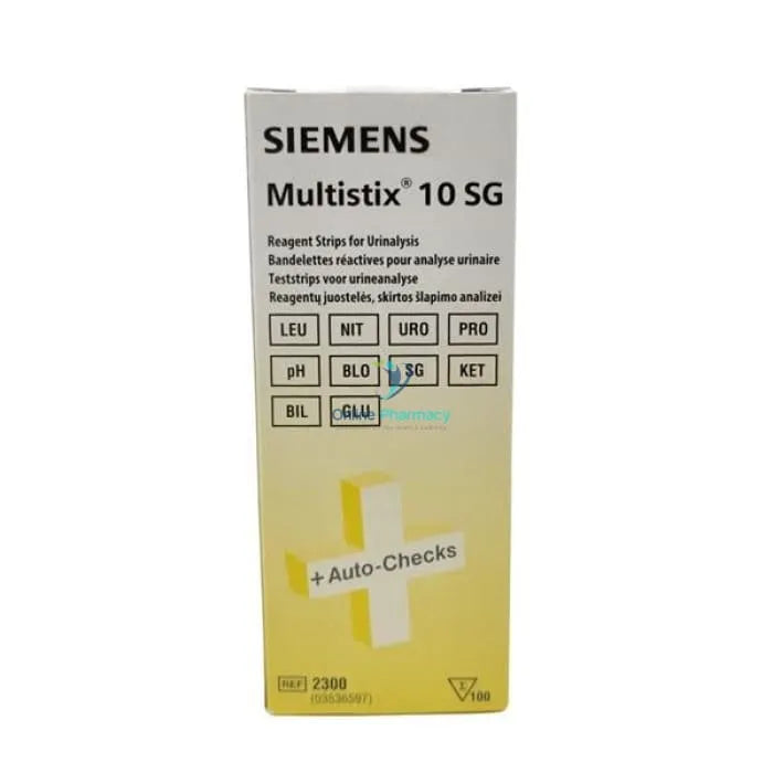 Multistix 10 SG Reagent Strips for Urinalysis - 100 Pack 2300 - OnlinePharmacy