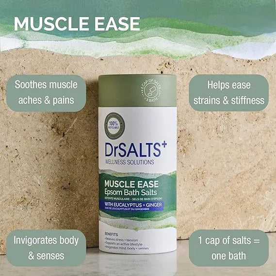 DrSalts Wellness Solutions Muscle Ease Epsom Bath Salts - 750 g