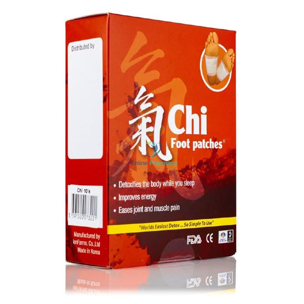 Naturalife Chi Detox Foot Patches - 10 Pack - OnlinePharmacy