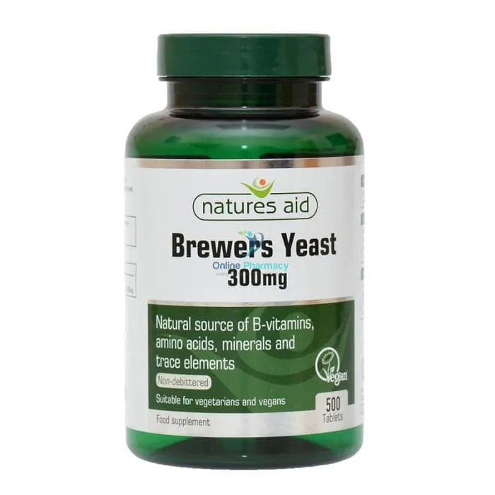 Natures Aid Brewers Yeast 300mg - 500 Pack - OnlinePharmacy