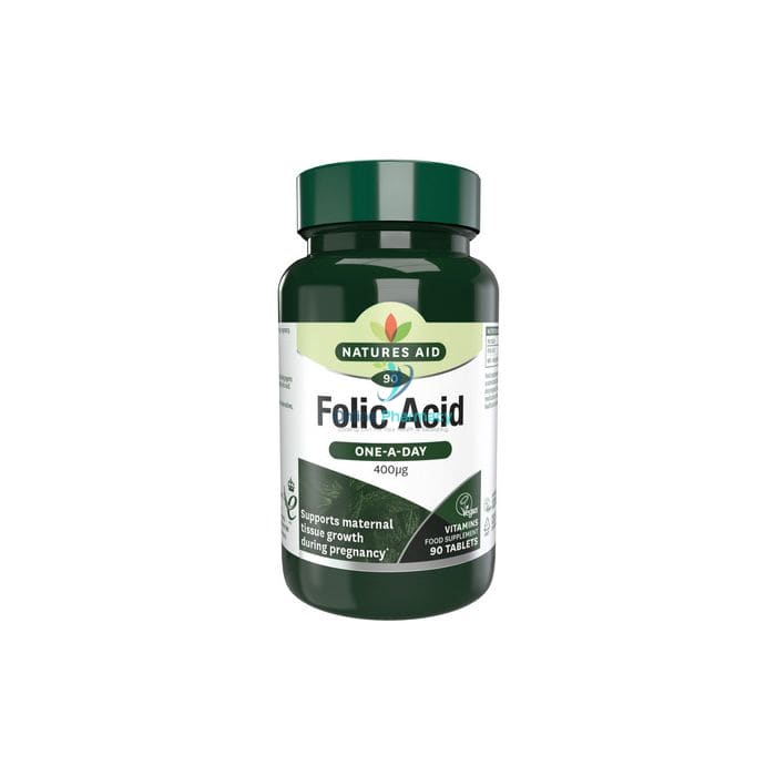 Natures Aid Folic Acid 400ug - 90 Pack - OnlinePharmacy