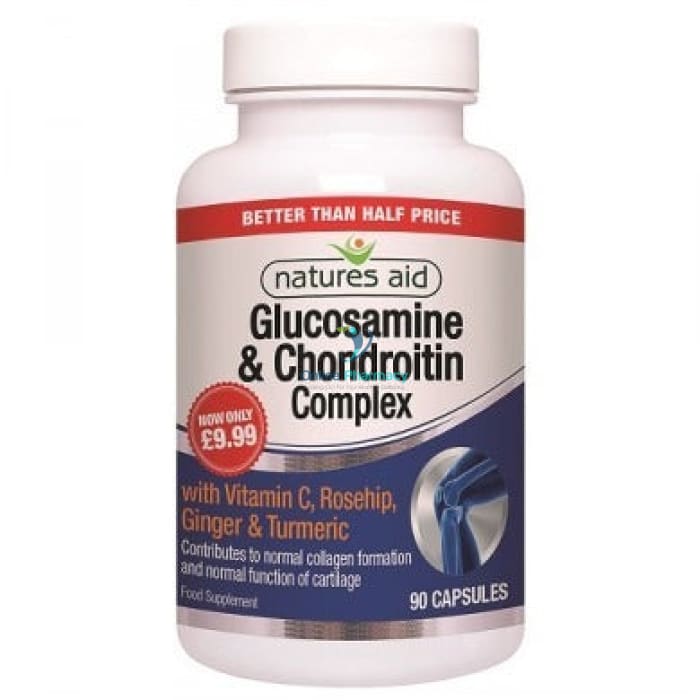 Natures Aid Glucosamine & Chondroitin Complex - 90 Pack - OnlinePharmacy