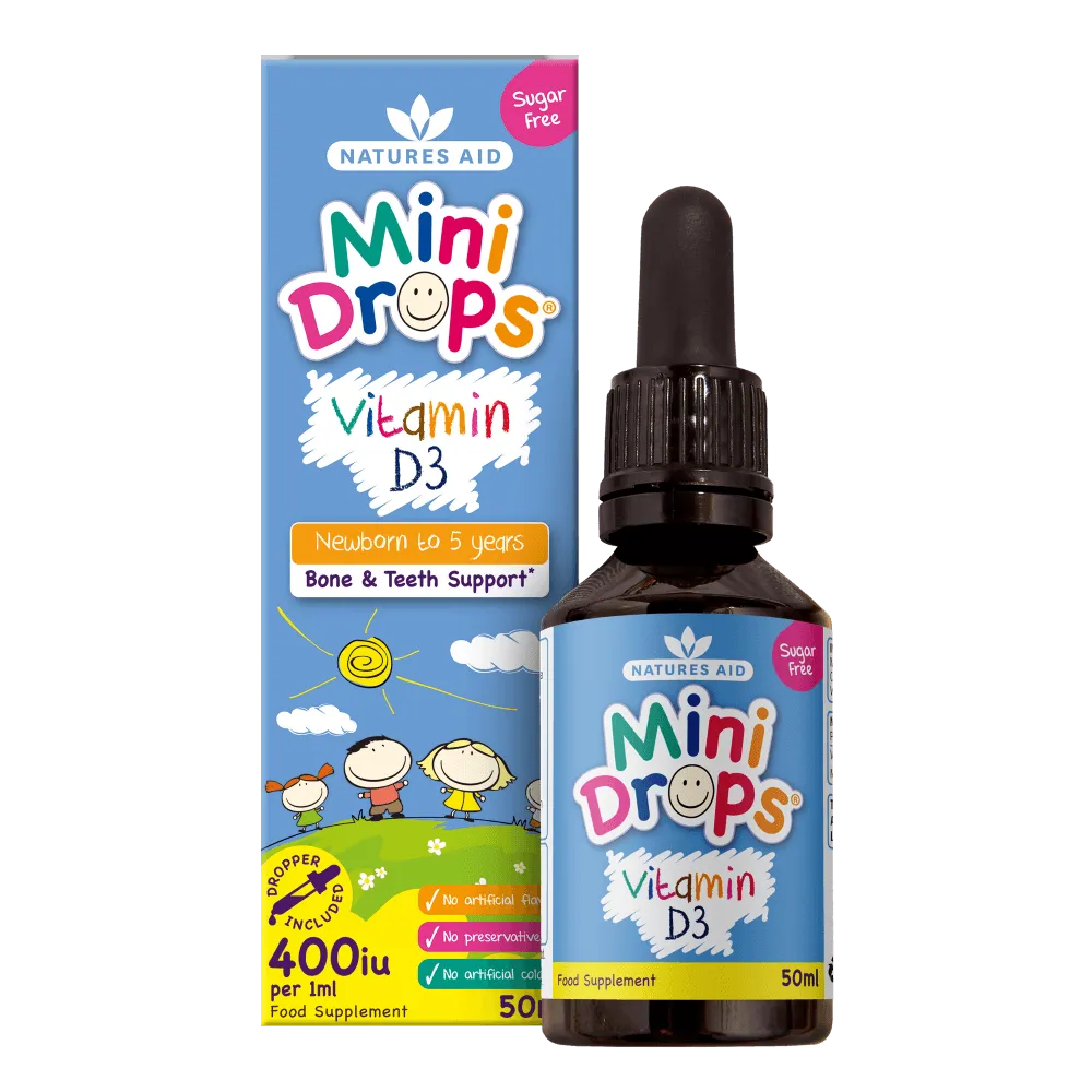 Natures Aid Vitamin D3 Drops 400IU - 50ml