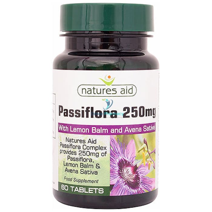 Natures Aid Passiflora, Lemon Balm & Avena Sativa - 60 Pack - OnlinePharmacy