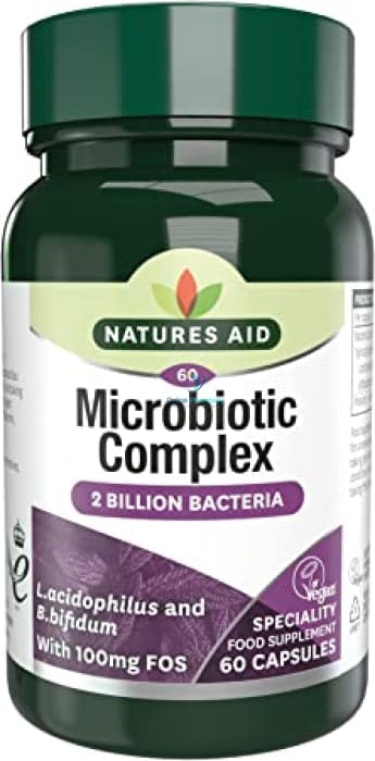 Natures Aid Probiotic Complex (With Bifidus And Fos) - 60 Pack Vitamins & Supplements