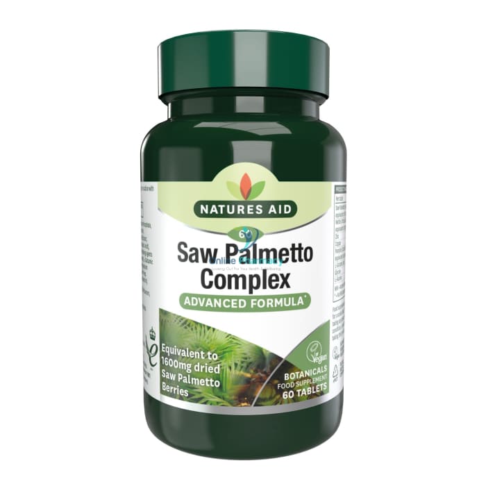 Natures Aid Saw Palmetto Complex - 60 Pack - OnlinePharmacy