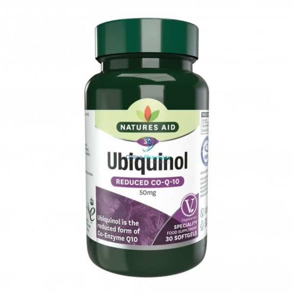 Natures Aid Ubiquinol 50mg - 30 Pack - OnlinePharmacy