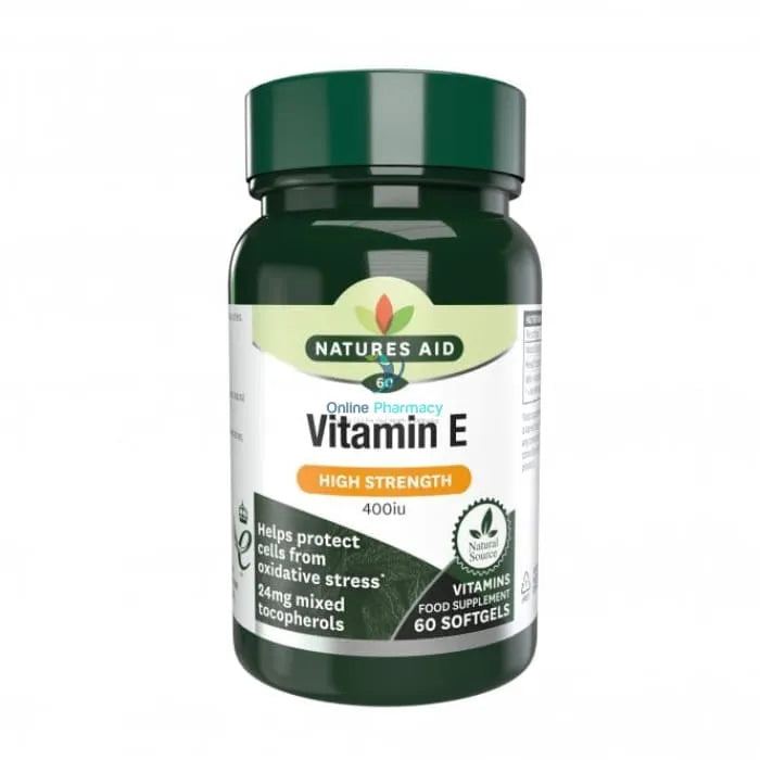 Natures Aid Vitamin E 400iu - 60 Pack