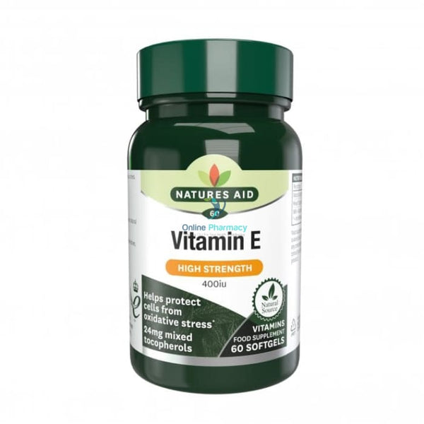 Natures Aid Vitamin E 400iu - 60 Pack - OnlinePharmacy