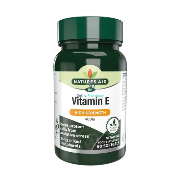 Natures Aid Vitamin E 400iu - 60 Pack