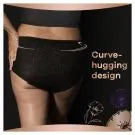 Always Discreet Boutique Black Pants Medium - 9 Pack