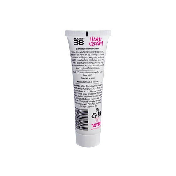 Neat 3B Everyday  Moisturising  Hand Cream 50g For Dry Hands - Neat Feat Foot & Body Care