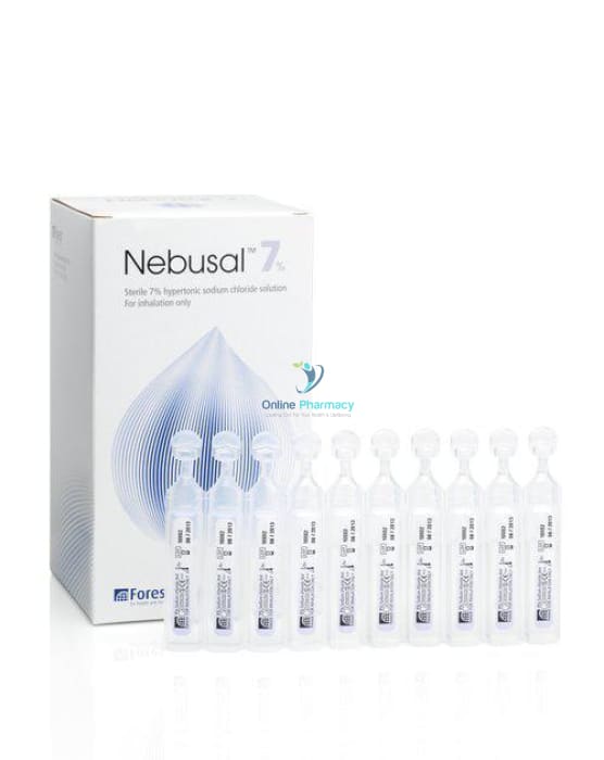 Nebusal 7% Sodium Chloride (Saline) Nebules - 60 Pack - OnlinePharmacy